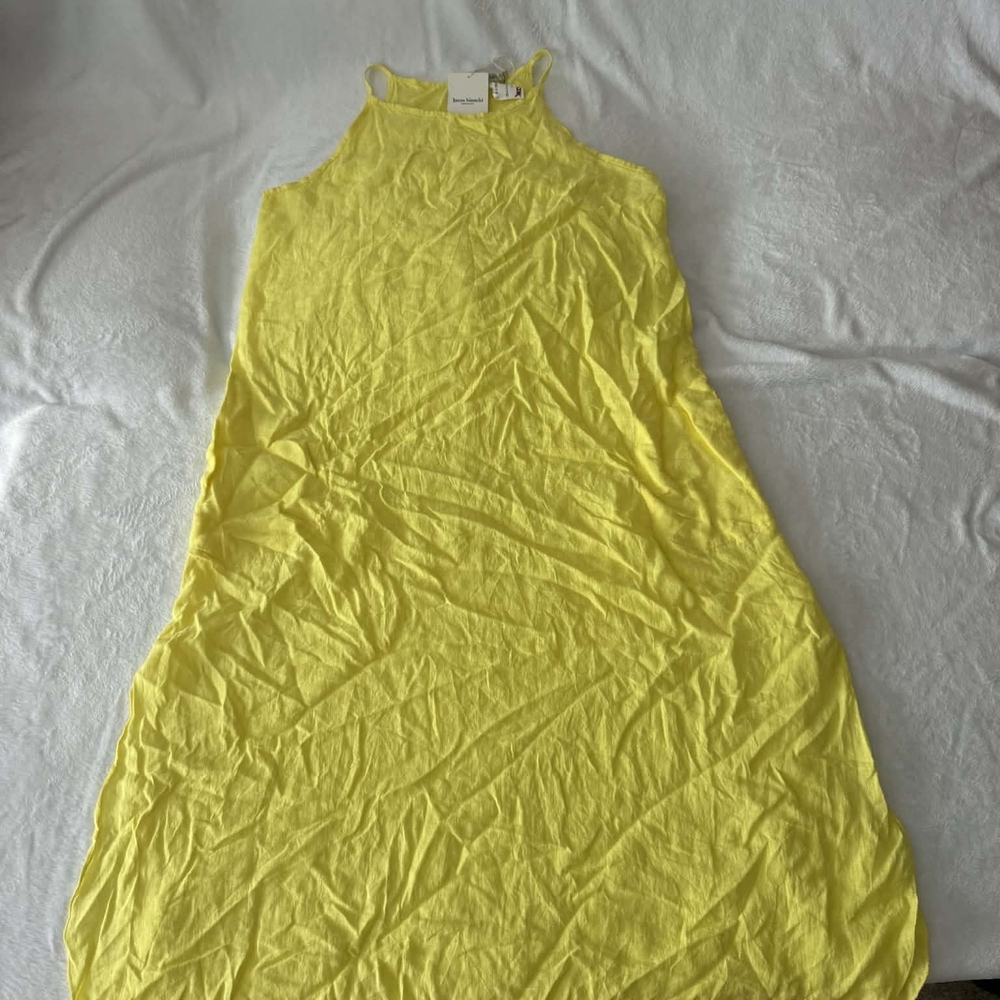 Yellow Sleeveless Maxi Dress